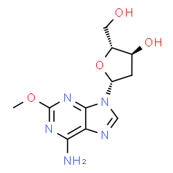 ChemSpider 2D Image | 2'-Deoxy-2-methoxyadenosine | C11H15N5O4