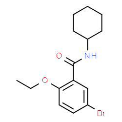 ChemSpider 2D Image | 5-Bromo-N-cyclohexyl-2-ethoxybenzamide | C15H20BrNO2