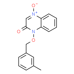 ChemSpider 2D Image | 1-[(3-Methylbenzyl)oxy]-2(1H)-quinoxalinone 4-oxide | C16H14N2O3