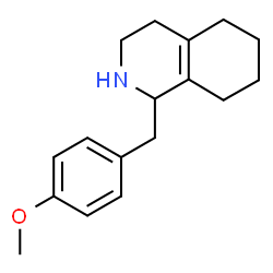 ChemSpider 2D Image | 1-(4-Methoxybenzyl)-1,2,3,4,5,6,7,8-octahydroisoquinoline | C17H23NO