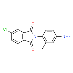 ChemSpider 2D Image | n-[4-amino-2-methylphenyl]-4-chlorophthalimide | C15H11ClN2O2