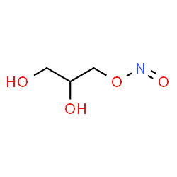 ChemSpider 2D Image | 2,3-Dihydroxypropyl nitrite | C3H7NO4