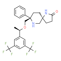 ChemSpider 2D Image | rolapitant | C25H26F6N2O2