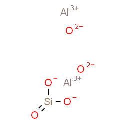 ChemSpider 2D Image | dialuminum; dioxido-oxo-silane; oxygen(-2) anion | Al2O5Si