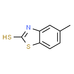 ChemSpider 2D Image | 2-benzothiazolethiol, 5-methyl- | C8H7NS2