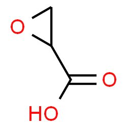 ChemSpider 2D Image | glycidic acid | C3H4O3