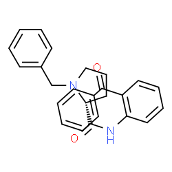 ChemSpider 2D Image | N-(2-Benzoylphenyl)-1-benzyl-D-prolinamide | C25H24N2O2