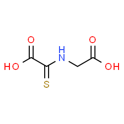 ChemSpider 2D Image | N-(Carboxycarbonothioyl)glycine | C4H5NO4S