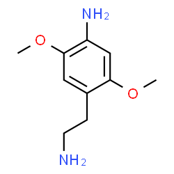 ChemSpider 2D Image | 4-(2-Aminoethyl)-2,5-dimethoxyaniline | C10H16N2O2