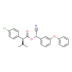 ChemSpider 2D Image | Esfenvalerate | C25H22ClNO3