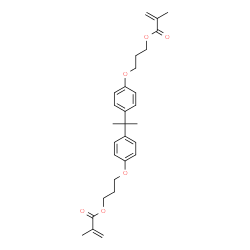 ChemSpider 2D Image | Bisphenol A bis(3-methacryloyloxypropyl) ether | C29H36O6