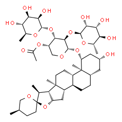 ChemSpider 2D Image | CSID:8526210 | C46H74O17