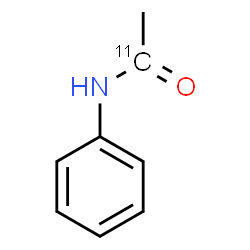 ChemSpider 2D Image | N-Phenyl(1-~11~C)acetamide | C711CH9NO