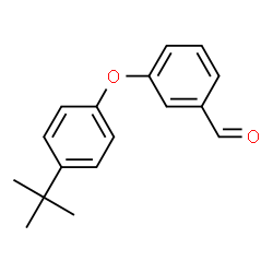 ChemSpider 2D Image | 3-[4-tert-Butyl)phenoxy]benzaldehyde | C17H18O2