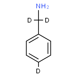 ChemSpider 2D Image | dideuterio-(4-deuteriophenyl)methanamine | C7H6D3N