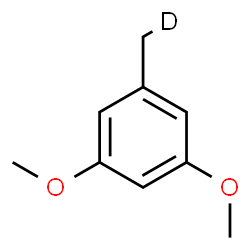 ChemSpider 2D Image | 1,3-Dimethoxy-5-(~2~H_1_)methylbenzene | C9H11DO2