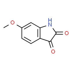 ChemSpider 2D Image | 6-Methoxyindoline-2,3-dione | C9H7NO3