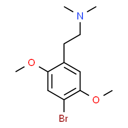 ChemSpider 2D Image | 2-(4-Bromo-2,5-dimethoxyphenyl)-N,N-dimethylethanamine | C12H18BrNO2