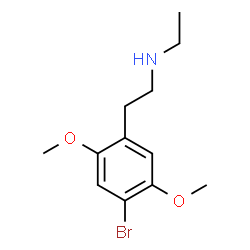 ChemSpider 2D Image | 2-(4-Bromo-2,5-dimethoxyphenyl)-N-ethylethanamine | C12H18BrNO2
