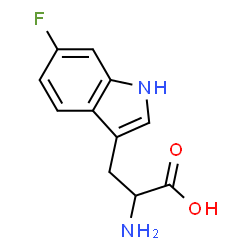 ChemSpider 2D Image | 6-Fluorotryptophan | C11H11FN2O2