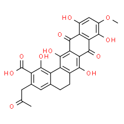 ChemSpider 2D Image | fredericamycin C2 | C27H20O11