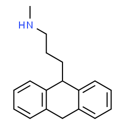 ChemSpider 2D Image | 3-(9,10-Dihydro-9-anthracenyl)-N-methyl-1-propanamine | C18H21N