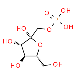 ChemSpider 2D Image | 1-O-Phosphono-beta-D-fructofuranose | C6H13O9P