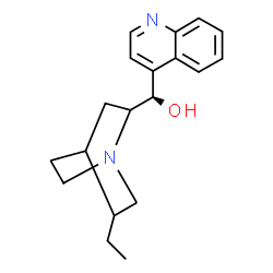 ChemSpider 2D Image | (9R)-10,11-Dihydrocinchonan-9-ol | C19H24N2O