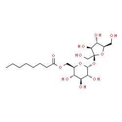 ChemSpider 2D Image | 6-OCTANOYLSUCROSE | C20H36O12
