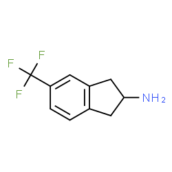 ChemSpider 2D Image | Trifluoromethylaminoindane | C10H10F3N