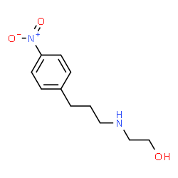 ChemSpider 2D Image | 2-{[3-(4-Nitrophenyl)propyl]amino}ethanol | C11H16N2O3