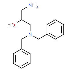 ChemSpider 2D Image | 1-Amino-3-(dibenzylamino)-2-propanol | C17H22N2O