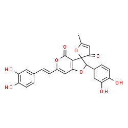 ChemSpider 2D Image | inoscavin A | C25H18O9