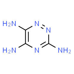 ChemSpider 2D Image | 1,2,4-Triazine-3,5,6-triamine | C3H6N6