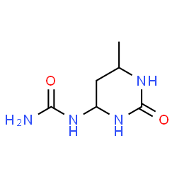 ChemSpider 2D Image | (6-methyl-2-oxo-1,3-diazinan-4-yl)urea | C6H12N4O2
