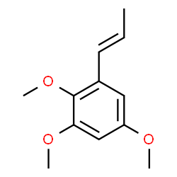 ChemSpider 2D Image | 1,2,5-Trimethoxy-3-[(1E)-1-propen-1-yl]benzene | C12H16O3