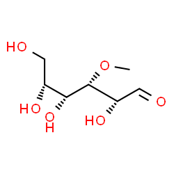 ChemSpider 2D Image | 3-Methylglucose | C7H14O6