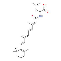ChemSpider 2D Image | 15-[(1-Carboxy-3-methylbutyl)amino]retinal | C26H39NO3