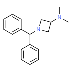 ChemSpider 2D Image | 1-Benzhydryl-N,N-dimethylazetidin-3-amine | C18H22N2