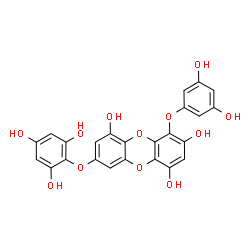 ChemSpider 2D Image | 7-Phloroeckol | C24H16O12