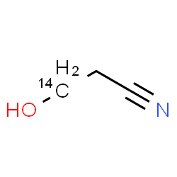 ChemSpider 2D Image | 3-Hydroxy(3-~14~C)propanenitrile | C214CH5NO