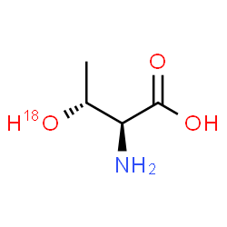 ChemSpider 2D Image | L-(O-~18~O)Threonine | C4H9NO218O