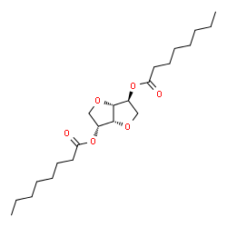 ChemSpider 2D Image | ISOSORBIDE DICAPRYLATE | C22H38O6