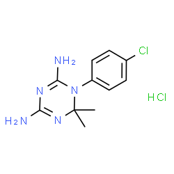 ChemSpider 2D Image | Cycloguanil hydrochloride | C11H15Cl2N5