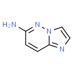 ChemSpider 2D Image | imidazo[1,2-b]pyridazin-6-amine | C6H6N4