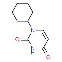 ChemSpider 2D Image | 1-cyclohexyluracil | C10H14N2O2