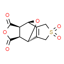 ChemSpider 2D Image | (1R,2R,6S,7S)-4,13-Dioxa-10-thiatetracyclo[5.5.1.0~2,6~.0~8,12~]tridec-8(12)-ene-3,5-dione 10,10-dioxide | C10H8O6S