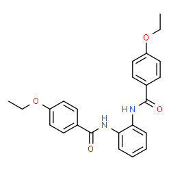 ChemSpider 2D Image | N,N'-1,2-Phenylenebis(4-ethoxybenzamide) | C24H24N2O4