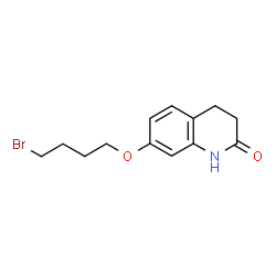ChemSpider 2D Image | 7-(4-Brombutoxy)-3,4-dihydrochinolin-2(1H)-on | C13H16BrNO2