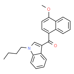 ChemSpider 2D Image | JWH 080 | C24H23NO2